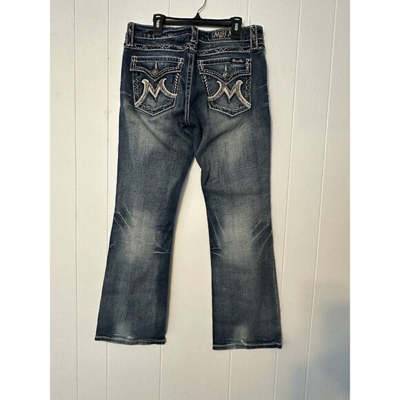 Miss Me M Series Size 28 Buckle Exclusive Jeans Boot Cut Women’s EUC - Picture 3 of 4